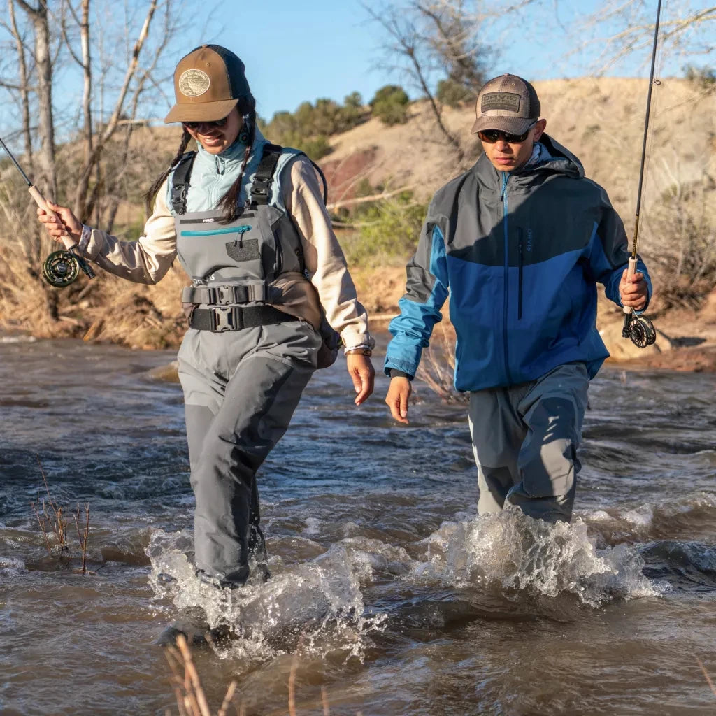 Men's Ultralight 3L Wading Jacket Waterproof Breathable for Hunting Camping Fishing - Lightweight Outdoor Rain Outwear Jacket