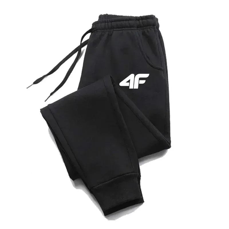 4F Men's Creativity Printed Jogging Pants, Fitness Joggers, Running Pants, Training Sport Trousers, Sportswear Sweatpants,