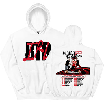 BTR IN REAL LIFE WORLDWIDE 2025 TOUR HOODIE Big Time Rush Band Fashion Sweatshirts Hooded Long Sleeve Male Pullovers Streetwear