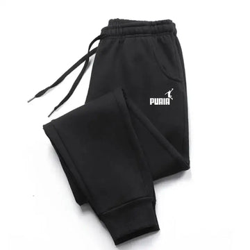 Men's Clothing Trousers Autumn And Winter Men Casual Pants Fashion Soft Sweatpants Jogging Sports Pants 4Colors Brand Logo Print