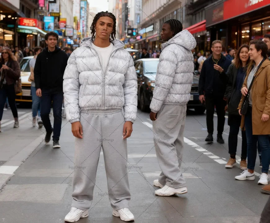 Hip-hop American couple jacket Personalized dollar logo cotton jacket Autumn and winter street fashion loose casual retro jacket